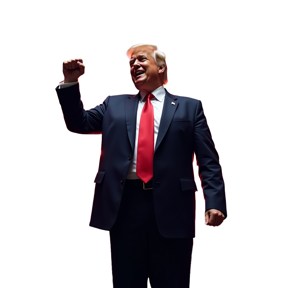 Trump with Fist
